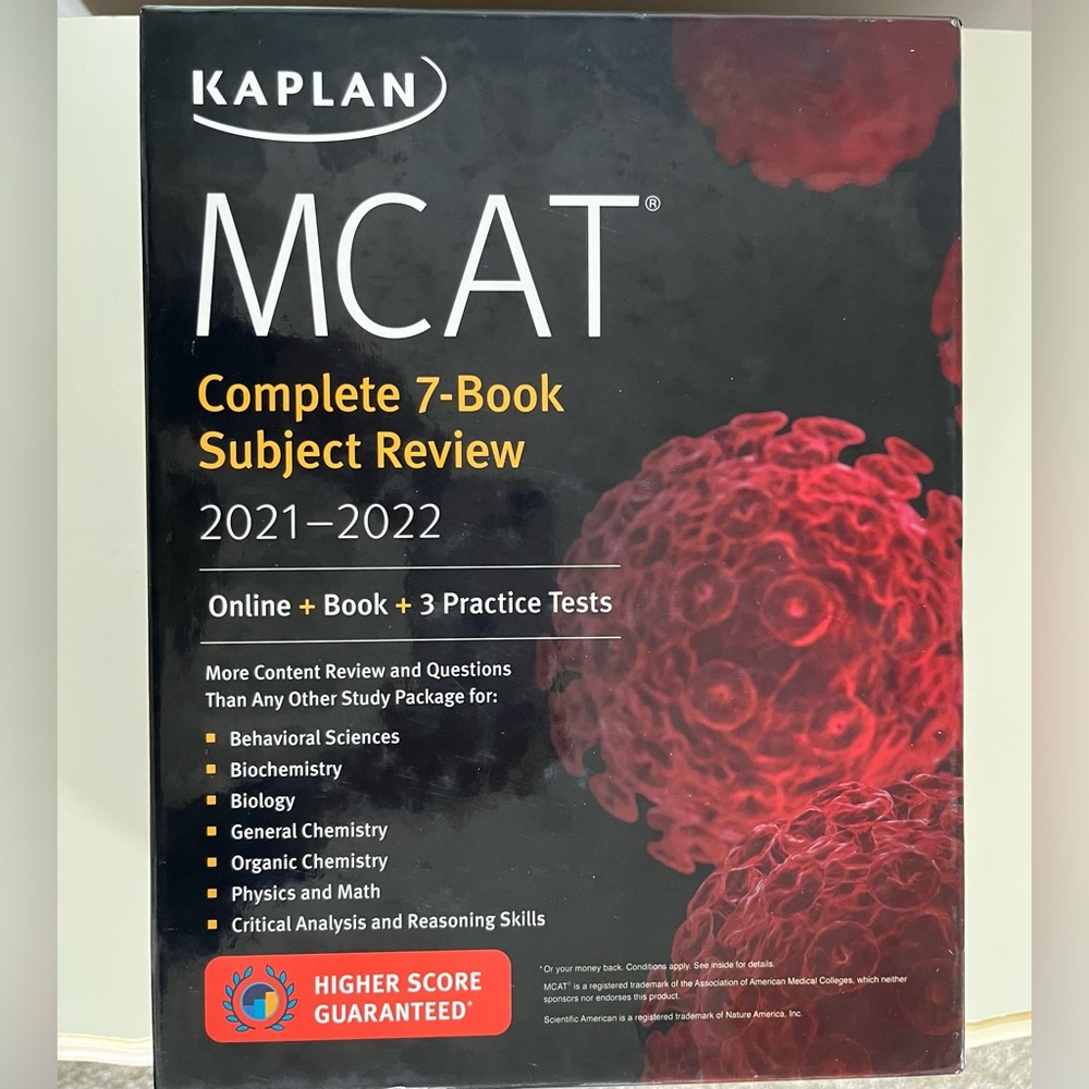 Kaplan MCAT Complete 7 Book Subject Review 2021-2022